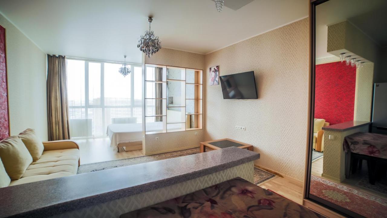 Апартаменты В Астане На Мамышулы Astana Bagian luar foto